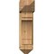 Ekena Millwork Merced Arts and Crafts Rough Sawn Bracket w/ Offset Brace, Western Red Cedar, 8"W x 22"D x 30"H BKT0806X22X30MRC03RWR - alternate 3